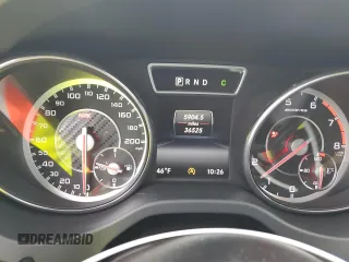 2015 Mercedes-Benz CLA 45 AMG with VIN WDDSJ5CB8FN184279, listed as a Copart auction lot 46933515 with 36,525 mi miles and Salvage Title. Bid and sale history available at DreamBid. Image 9.