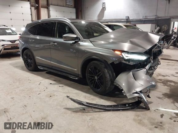 2023 Acura MDX w/Advance Package with VIN 5J8YE1H86PL024110, listed as a IAAI auction lot 41425831 with 20,205 mi miles. Bid and sale history available at carsss.com. Image 1.