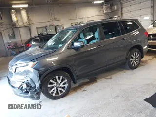 2019 Honda Pilot EX-L with VIN 5FNYF6H50KB035548, listed as a IAAI auction lot 42011724 with 105,195 mi miles and . Bid and sale history available at DreamBid. Image 17.