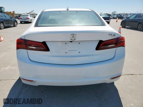 2016 Acura TLX with VIN 19UUB1F32GA008089, listed as a Copart auction lot 49643095 with 71,093 mi miles and Salvage Title. Bid and sale history available at carsss.com. Image 6.