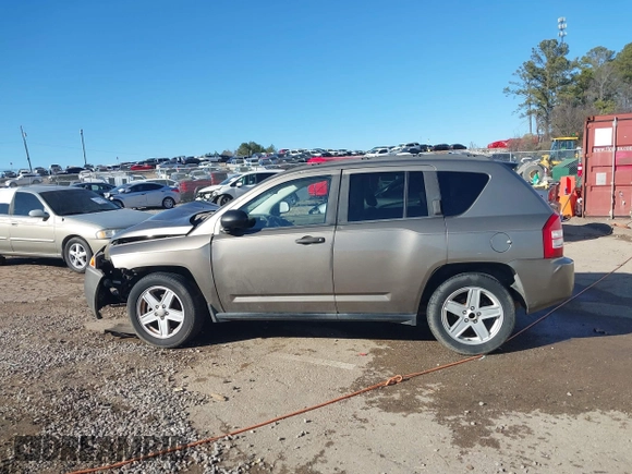 2007 Jeep Compass Sport with VIN 1J8FT47087D363592, listed as a IAAI auction lot 41391452 with 145,833 mi miles. Bid and sale history available at carsss.com. Image 14.