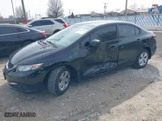 2013 Honda Civic Sdn LX with VIN 2HGFB2F52DH553996, listed as a IAAI auction lot 41851566 with 131,508 mi miles. Bid and sale history available at carsss.com. Image 20.