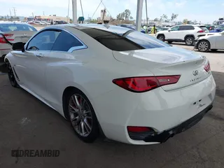 2017 Infiniti Q60 Premium with VIN JN1EV7EK8HM360988, listed as a IAAI auction lot 42009120 with 112,384 mi miles and . Bid and sale history available at DreamBid. Image 3.