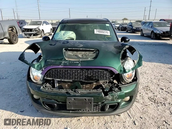 2014 MINI Clubman S z VIN WMWZG3C55ET800310, wystawiony jako Copart lot #74800274 z przebiegiem 97 378 mil mil oraz Szkoda całkowita • Salvage title. Historia ofert i sprzedaży dostępna na DreamBid. Obrazek 10.