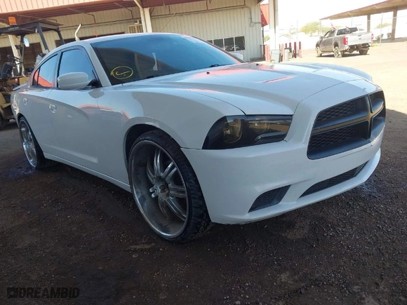 2012 Dodge Charger SE with VIN 2C3CDXBG1CH258360, listed as a IAAI auction lot 41937619 with 127,167 mi miles. Bid and sale history available at carsss.com. Image 1.