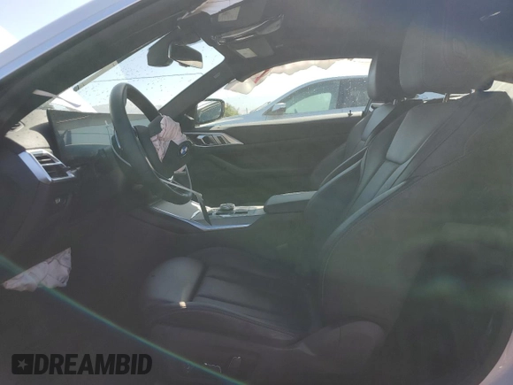 2025 BMW 4 Series 430i с VIN WBA43DA03SCS78789, выставлен на аукционе Copart как лот 60726255 с пробегом 22 503 миль миль и Чистый • Clean title. История ставок и продаж доступна на DreamBid. Изображение 7.