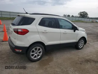 2021 Ford EcoSport SE with VIN MAJ3S2GE5MC405141, listed as a Copart auction lot 57126585 with 39,874 mi miles and Salvage title. Bid and sale history available at DreamBid. Image 3.