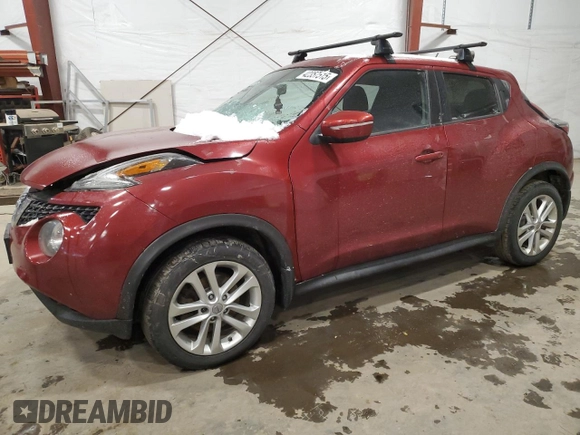 2016 Nissan Juke SL with VIN JN8AF5MV1GT653374, listed as a Copart auction lot 42357515 with 110,290 mi miles and Non Repairable. Bid and sale history available at carsss.com. Image 1.