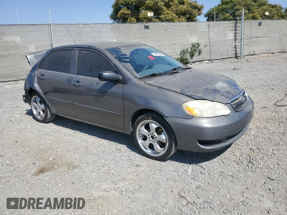 2005 Toyota Corolla CE with VIN 1NXBR32E75Z368700, listed as a Copart auction lot 62515285 with 227,776 mi miles and Salvage title. Bid and sale history available at DreamBid. Image 4.