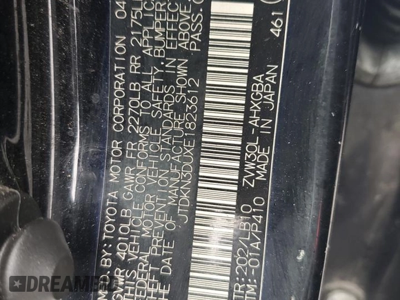 2014 Toyota Prius Four z VIN JTDKN3DUXE1823612, wystawiony jako Copart lot #56560115 z przebiegiem 180 926 mil mil oraz Szkoda całkowita • Salvage title. Historia ofert i sprzedaży dostępna na DreamBid. Obrazek 13.