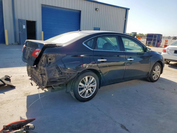 2015 Nissan Sentra S with VIN 3N1AB7AP0FY219688, listed as a Copart auction lot 52318005 with 106,156 mi miles and Salvage Title. Bid and sale history available at carsss.com. Image 3.