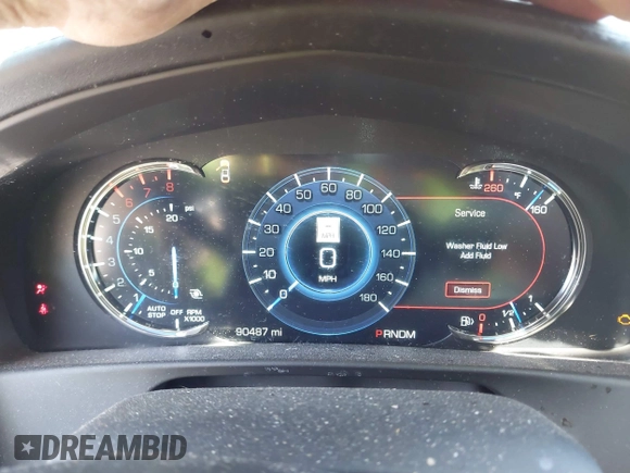 2018 Cadillac CT6 Sport AWD with VIN 1G6KN5R61JU101754, listed as a IAAI auction lot 42128916 with 90,487 mi miles and . Bid and sale history available at DreamBid. Image 7.