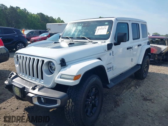 2021 Jeep Wrangler Unlimited Sahara z VIN 1C4JJXP6XMW840844, wystawiony jako IAAI lot #42152271 z przebiegiem 68 209 mil mil oraz . Historia ofert i sprzedaży dostępna na DreamBid. Obrazek 17.