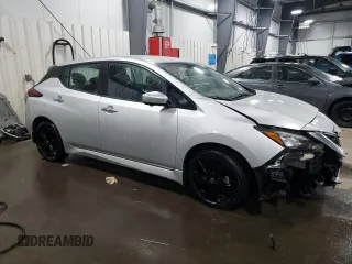 2020 Nissan LEAF SV Plus with VIN 1N4BZ1CP8LC308684, listed as a Copart auction lot 44650975 with 25,570 mi miles and Salvage Title. Bid and sale history available at DreamBid. Image 4.