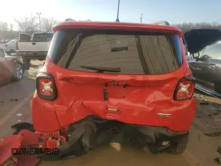 2018 Jeep Renegade Latitude with VIN ZACCJABB8JPG67201, listed as a Copart auction lot 48498875 with 0 mi miles and Salvage Title. Bid and sale history available at carsss.com. Image 6.