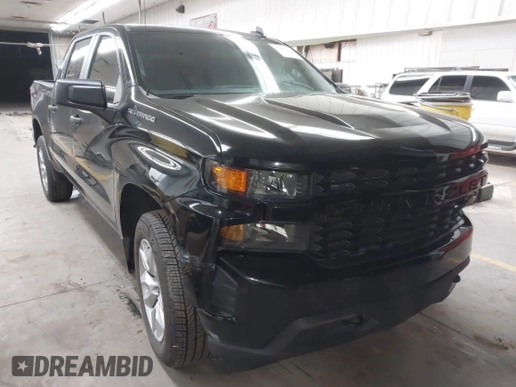 2021 Chevrolet Silverado 1500 Custom with VIN 3GCPWBEK2MG280007, listed as a IAAI auction lot 41805773 with 71,313 mi miles and . Bid and sale history available at DreamBid. Image 1.