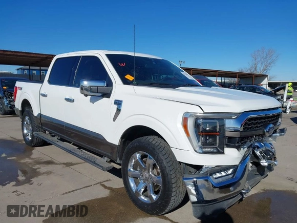 2022 Ford F-150 XL with VIN 1FTFW1E84NFA47288, listed as a IAAI auction lot 41731502 with 44,963 mi miles. Bid and sale history available at carsss.com. Image 1.
