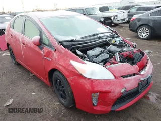 2013 Toyota Prius One with VIN JTDKN3DU6D5699782, listed as a IAAI auction lot 41456011 with 128,135 mi miles. Bid and sale history available at carsss.com. Image 1.