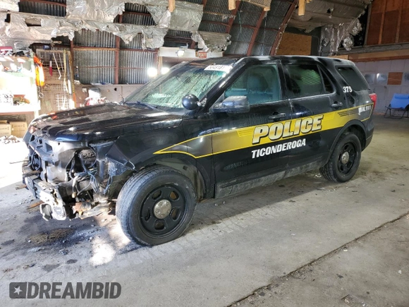 2017 Ford Police Interceptor Utility z VIN 1FM5K8AR0HGE01722, wystawiony jako Copart lot #50491815 z przebiegiem 187 912 mil mil oraz Szkody całkowita. Historia ofert i sprzedaży dostępna na DreamBid. Obrazek 1.
