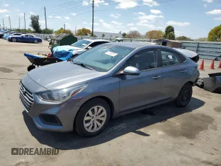 2019 Hyundai Accent SE with VIN 3KPC24A3XKE080702, listed as a Copart auction lot 51000355 with 92,614 mi miles and Non Repairable. Bid and sale history available at carsss.com. Image 1.