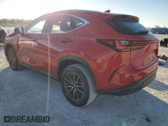 2023 Lexus NX with VIN 2T2GDCAZ3PC005206, listed as a Copart auction lot 82875594 with 9,455 mi miles and Salvage Title. Bid and sale history available at carsss.com. Image 2.