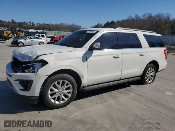 2020 Ford Expedition Max XLT with VIN 1FMJK1HT8LEA90942, listed as a Copart auction lot 43364365 with 74,347 mi miles and Salvage Title. Bid and sale history available at DreamBid. Image 1.