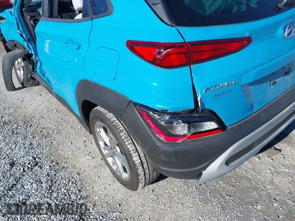 2023 Hyundai Kona SEL with VIN KM8K3CAB0PU961794, listed as a IAAI auction lot 41071018 with 8,988 mi miles and . Bid and sale history available at DreamBid. Image 18.