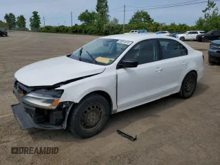 2013 Volkswagen Jetta S with VIN 3VW1K7AJ8DM453832, listed as a Copart auction lot 59281615 with 236,043 mi miles and Salvage title. Bid and sale history available at DreamBid. Image 1.
