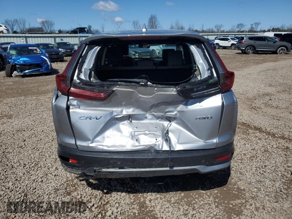 2021 Honda CR-V EX with VIN 2HKRW2H52MH627258, listed as a Copart auction lot 53127085 with 52,127 mi miles and Salvage Title. Bid and sale history available at carsss.com. Image 6.
