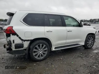 2017 Lexus LX with VIN JTJHY7AX4H4243747, listed as a Copart auction lot 73792444 with 98,918 mi miles and Salvage Title. Bid and sale history available at carsss.com. Image 3.