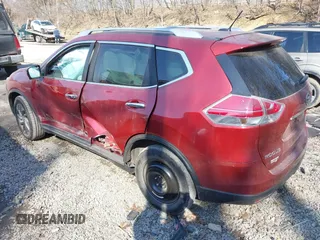 2016 Nissan Rogue SL with VIN 5N1AT2MV9GC786625, listed as a IAAI auction lot 41770817 with 108,969 mi miles and . Bid and sale history available at DreamBid. Image 3.