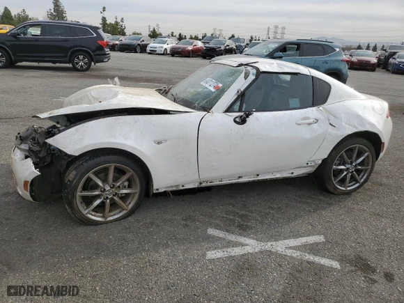2023 Mazda MX-5 Miata RF Grand Touring with VIN JM1NDAM76P0561241, listed as a Copart auction lot 84011274 with 3,180 mi miles and Salvage Title. Bid and sale history available at carsss.com. Image 1.