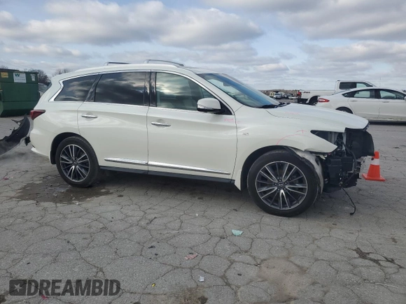2020 Infiniti QX60 Luxe z VIN 5N1DL0MN9LC523837, wystawiony jako Copart lot #45395415 z przebiegiem 63 386 mil mil oraz Czysty tytuł • Clean title. Historia ofert i sprzedaży dostępna na DreamBid. Obrazek 4.