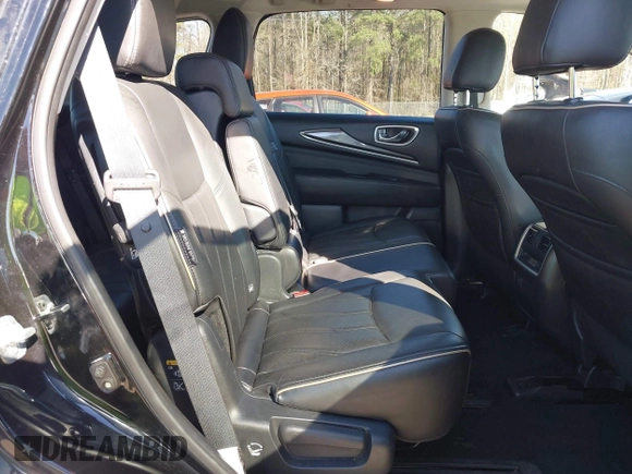 2018 Infiniti QX60 with VIN 5N1DL0MM1JC532827, listed as a IAAI auction lot 41853843 with 144,527 mi miles. Bid and sale history available at carsss.com. Image 8.
