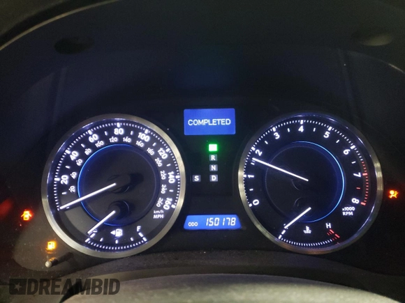 2013 Lexus IS 250 with VIN JTHCF5C25D5063740, listed as a Copart auction lot 52132195 with 150,178 mi miles and Salvage title. Bid and sale history available at DreamBid. Image 9.