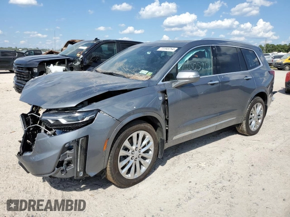 2021 Cadillac XT6 Premium Luxury with VIN 1GYKPDRS0MZ222324, listed as a Copart auction lot 72393254 with 11,847 mi miles and Salvage Title. Bid and sale history available at carsss.com. Image 1.