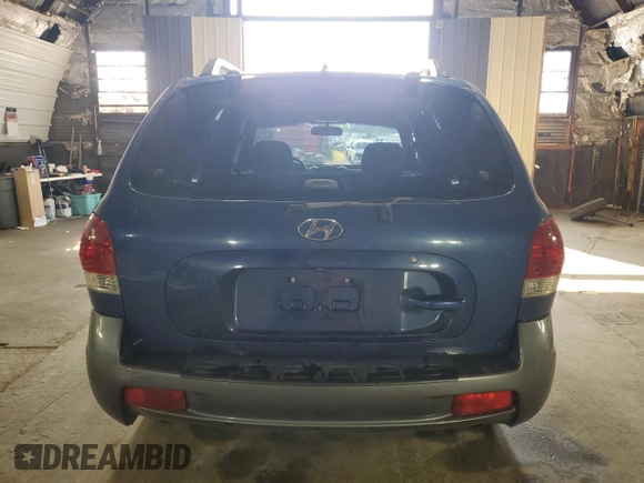 2006 Hyundai Santa Fe GLS with VIN KM8SC13D46U097415, listed as a Copart auction lot 72218874 with 126,556 mi miles and Clean Title. Bid and sale history available at carsss.com. Image 6.