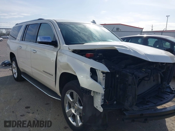 2015 Chevrolet Suburban LTZ with VIN 1GNSCKKC2FR741040, listed as a IAAI auction lot 41709574 with 87,795 mi miles and . Bid and sale history available at DreamBid. Image 1.