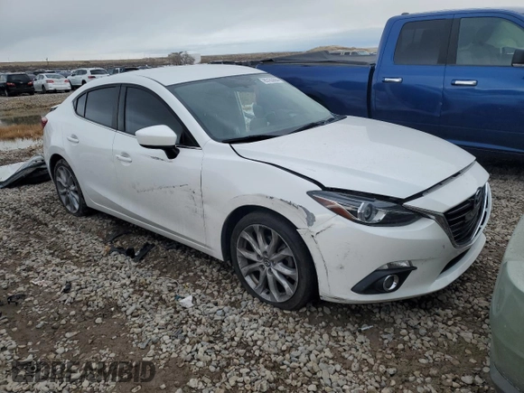 2014 Mazda 3 S Touring with VIN JM1BM1V36E1190653, listed as a Copart auction lot 85163684 with Not Provided miles and Salvage Title. Bid and sale history available at DreamBid. Image 4.