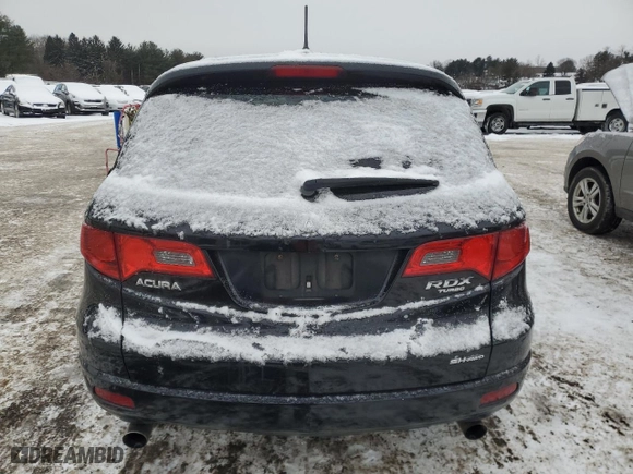 2008 Acura RDX with VIN 5J8TB18298A004526, listed as a Copart auction lot 42003135 with 188,127 mi miles and Clean Title. Bid and sale history available at carsss.com. Image 6.