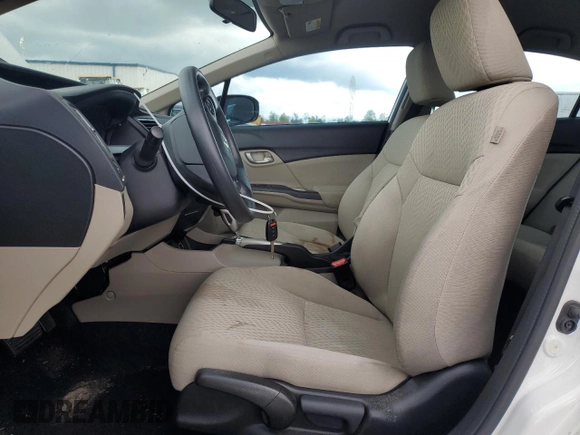 2014 Honda Civic LX with VIN 2HGFB2F50EH534896, listed as a Copart auction lot 52857245 with 157,284 mi miles and Salvage Title. Bid and sale history available at DreamBid. Image 7.