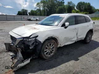 2019 Mazda CX-9 Touring z VIN JM3TCBCY9K0305038, wystawiony jako Copart lot #56707735 z przebiegiem 76 546 mil mil oraz Szkoda całkowita • Salvage title. Historia ofert i sprzedaży dostępna na DreamBid. Obrazek 1.