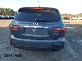 2013 Infiniti JX35 with VIN 5N1AL0MM1DC306035, listed as a Copart auction lot 47924065 with 133,126 mi miles and Salvage Title. Bid and sale history available at DreamBid. Image 6.