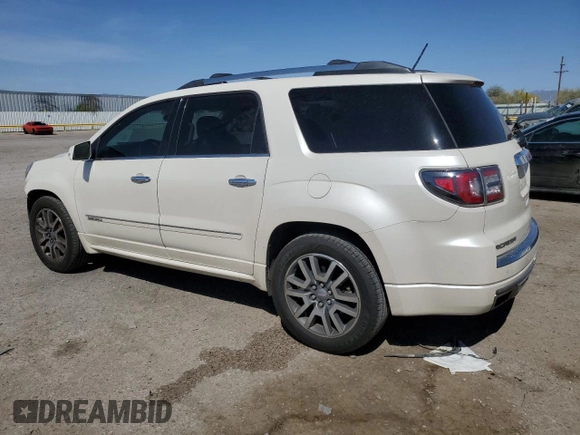 2014 GMC Acadia Denali with VIN 1GKKRTKD7EJ224985, listed as a Copart auction lot 51852035 with 201,615 mi miles and Salvage Title. Bid and sale history available at carsss.com. Image 2.