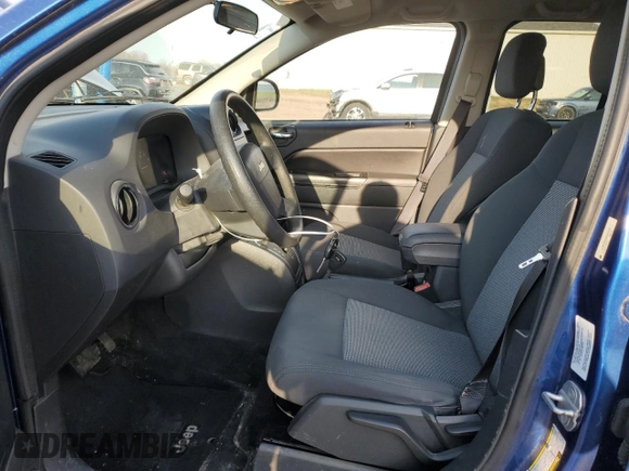 2010 Jeep Compass North Edition with VIN 1J4NF4FB2AD575774, listed as a Copart auction lot 52617805 with 130,645 mi miles and Clean Title. Bid and sale history available at carsss.com. Image 7.