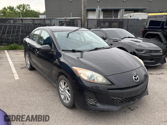 2012 Mazda 3 i Touring with VIN JM1BL1V7XC1646818, listed as a Copart auction lot 55244395 with 205,605 mi miles and Clean Title. Bid and sale history available at carsss.com. Image 1.