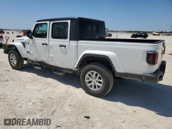 2023 Jeep Gladiator Freedom with VIN 1C6HJTAG1PL585720, listed as a Copart auction lot 47386855 with 14,525 mi miles and Salvage title. Bid and sale history available at DreamBid. Image 2.
