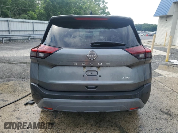 2023 Nissan Rogue S with VIN 5N1BT3AB1PC778197, listed as a Copart auction lot 62649295 with 61,879 mi miles and Clean title. Bid and sale history available at DreamBid. Image 6.