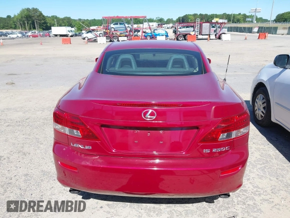 2010 Lexus IS 250 C с VIN JTHFF2C26A2502906, выставлен на аукционе IAAI как лот 42345094 с пробегом 200 600 миль миль и . История ставок и продаж доступна на DreamBid. Изображение 16.