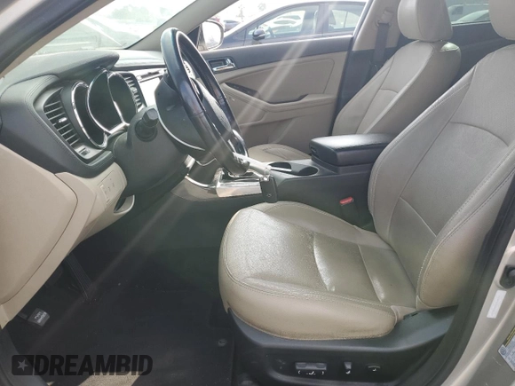 2013 Kia Optima EX with VIN 5XXGN4A78DG181677, listed as a Copart auction lot 61037675 with 125,600 mi miles and Salvage title. Bid and sale history available at DreamBid. Image 7.
